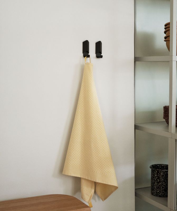 Hay Volet Hooks 2 Pcs Black, 2 pakk knagg svart