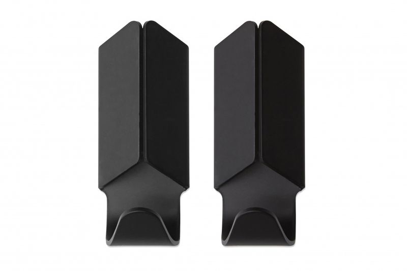 Hay Volet Hooks 2 Pcs Black, 2 pakk knagg svart
