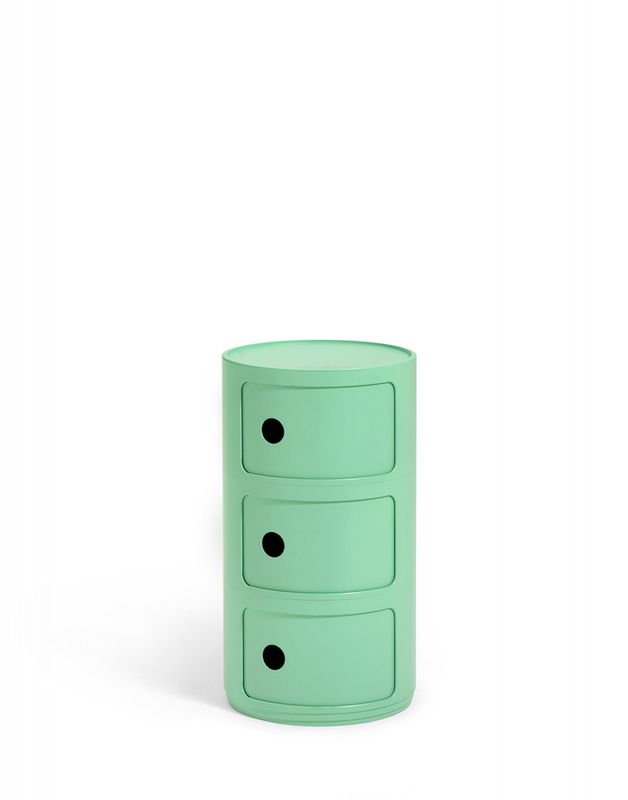 Kartell Componibili Bio Green 3 skuffer Nattbord Bord