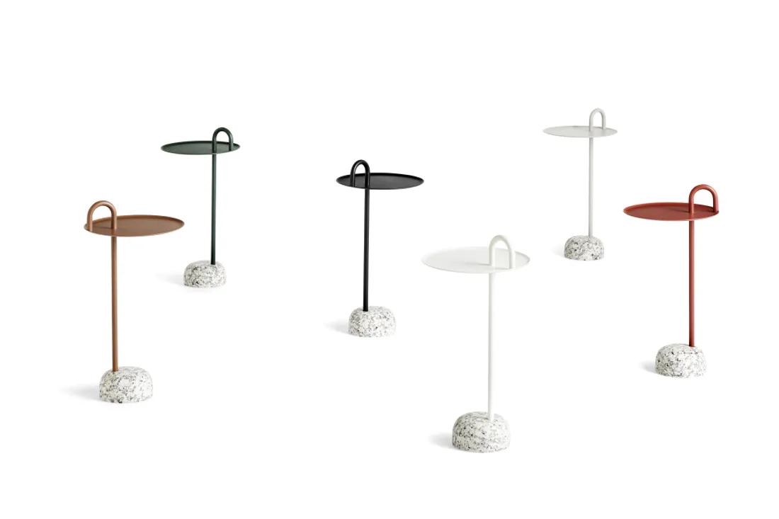 Hay Bowler Tile red Side Table, Sidebord Rød
