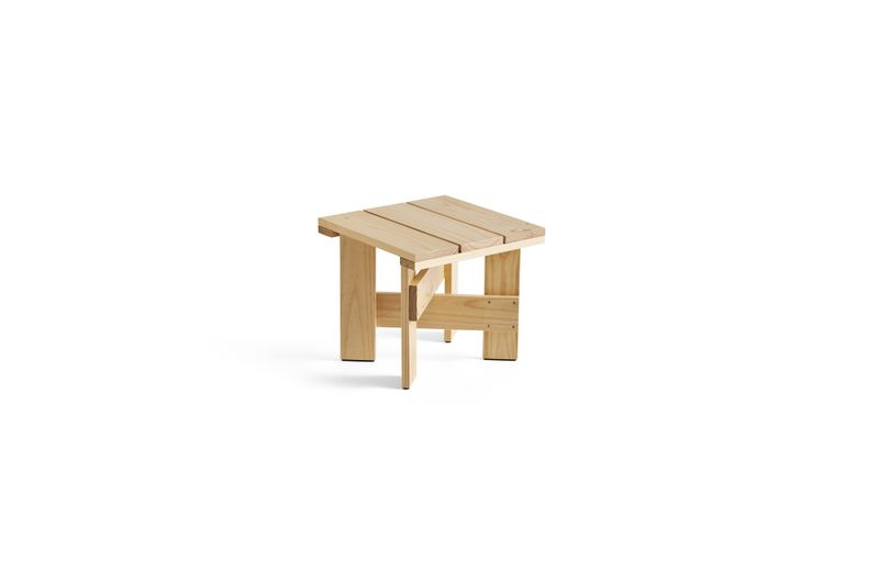 HAY Crate Low Table 45 x 45 cm WB lacq Pinewood, Furu Loungebord