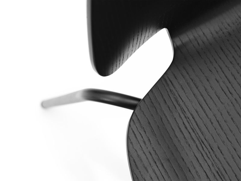 Normann Copenhagen My Chair Black Ash Spisestol stol Black Steel