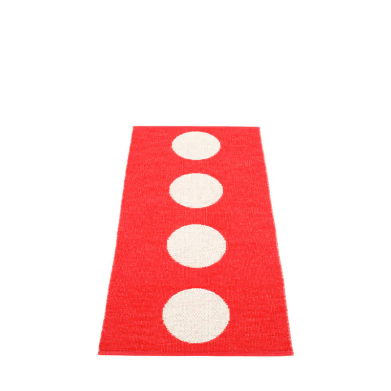 Pappelina Vera Gulvløper 70x150 Red/Vanilla