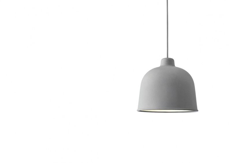 Muuto GRAIN Pendant Lamp Grey, Grå Taklampe Pendel