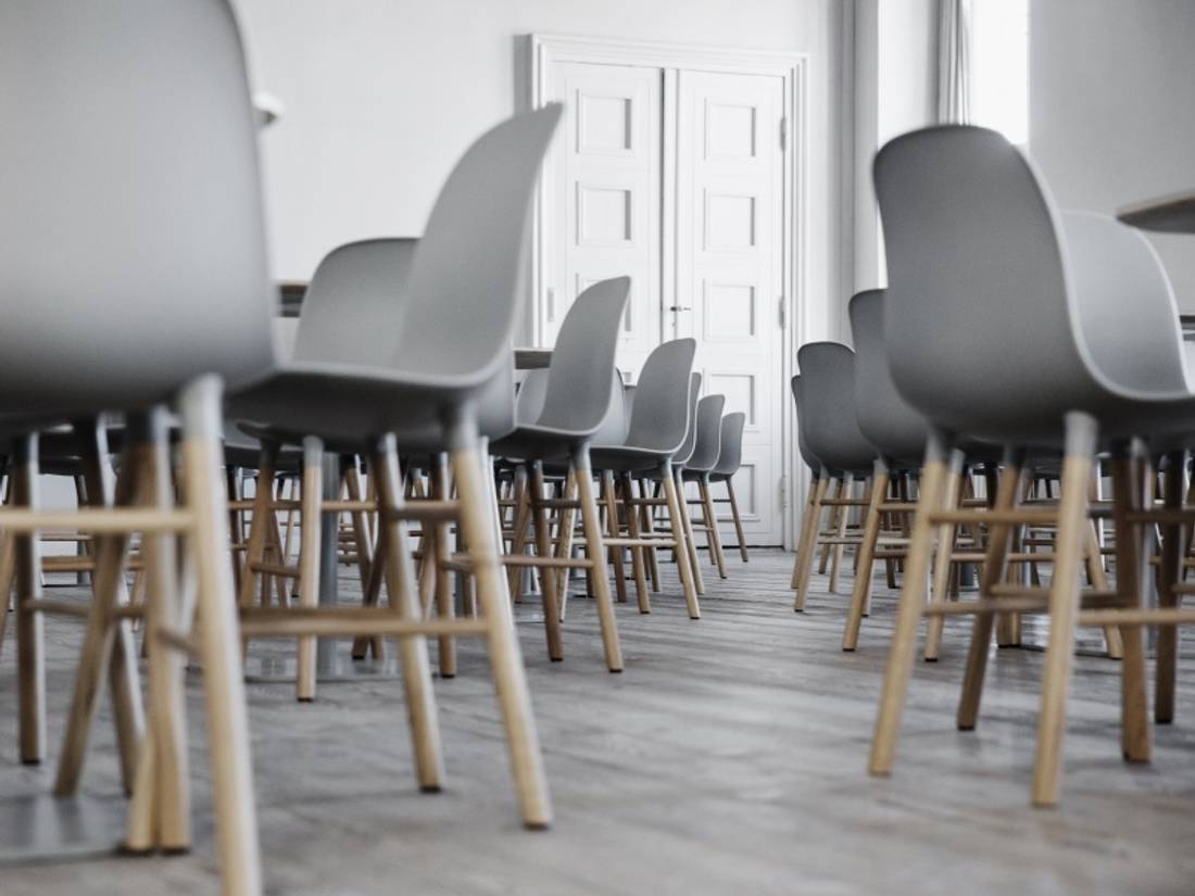 Normann Copenhagen Form Chair oak Grey, Grå Eik spisestol stol