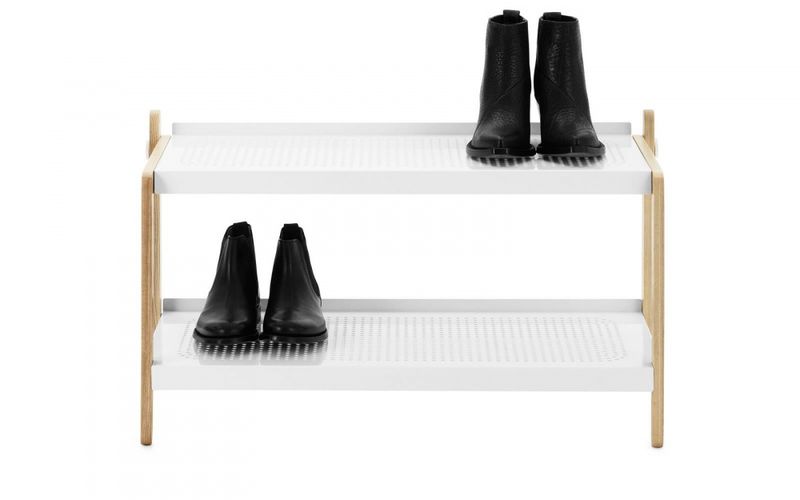 Normann Copenhagen Sko Shoerack White Skohylle Hvit