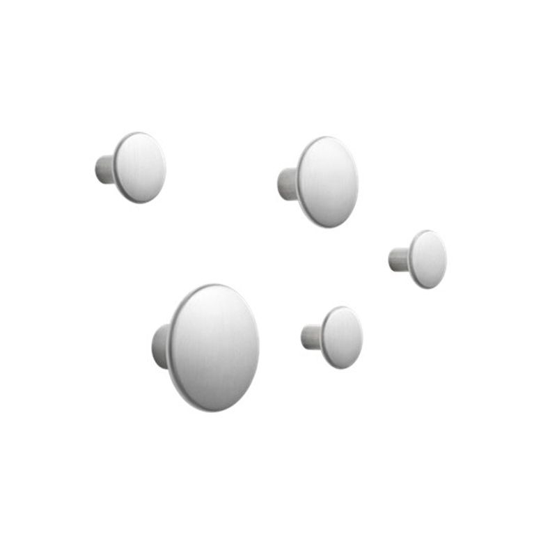 Muuto The Dots Metal Set of 5 Aluminium