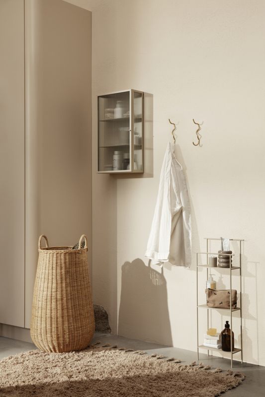 Ferm Living Curvature Hook, Brass