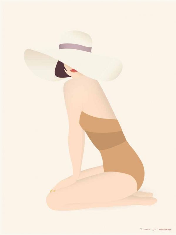 VisseVasse Summer Girl 50x70