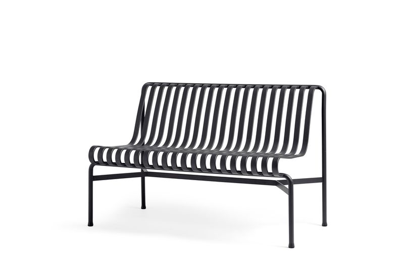 HAY Palissade Dining Bench, 120 Anthracite Spisebenk uten armlener utebenk