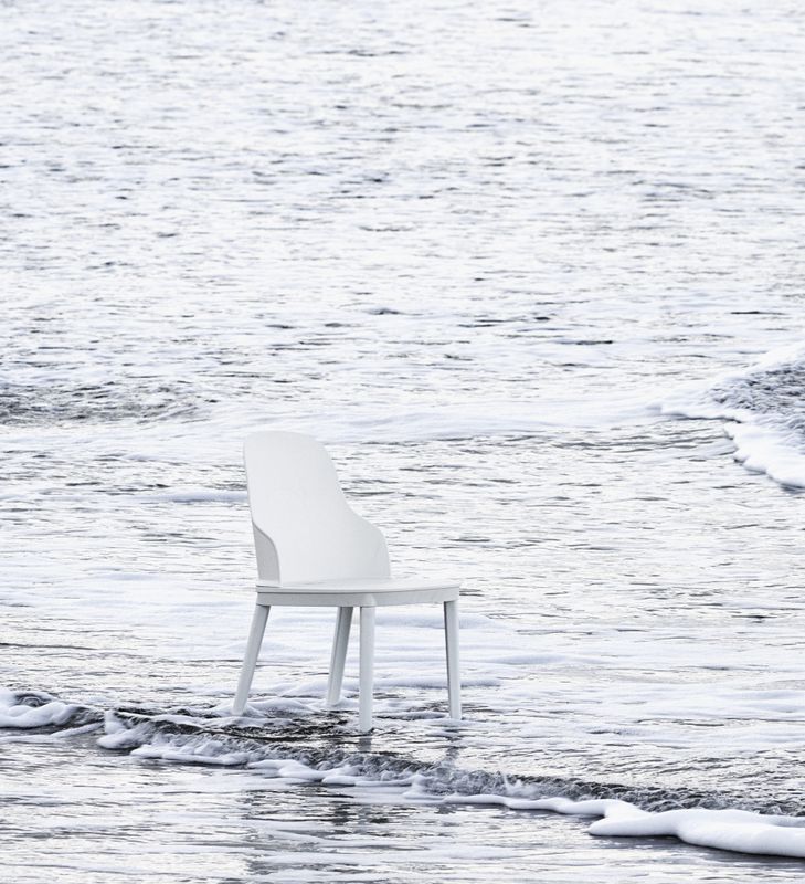 Normann Copenhagen Allez Chair PP, White, Hvit stol