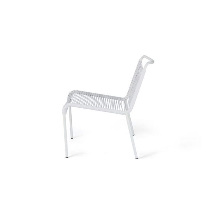 Fiam Mya Lounge Chair Utestol White, Hvit Lounge stol
