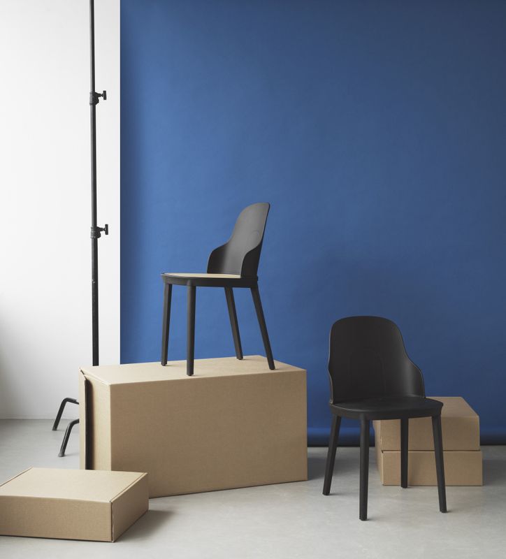 Normann Copenhagen Allez Chair Oak, Park Green, Grønn stol