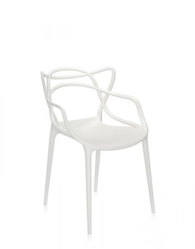 Kartell Masters dining chair White, spisestol matt hvit