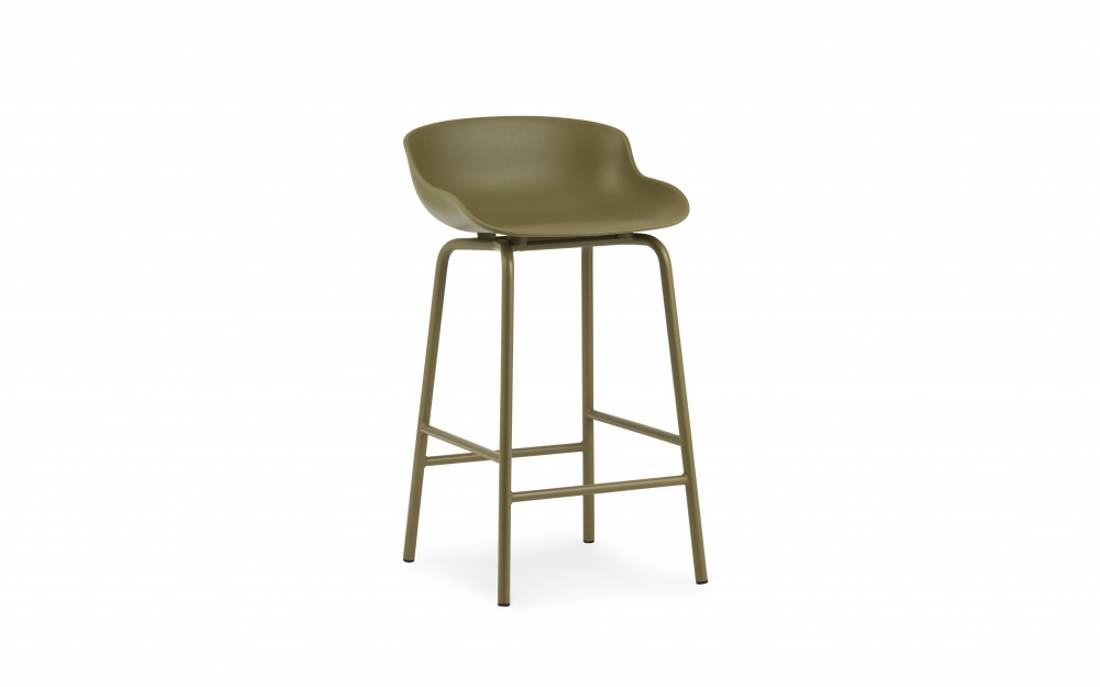 Normann Copenhagen Hyg Barstool Olive, Barkrakk