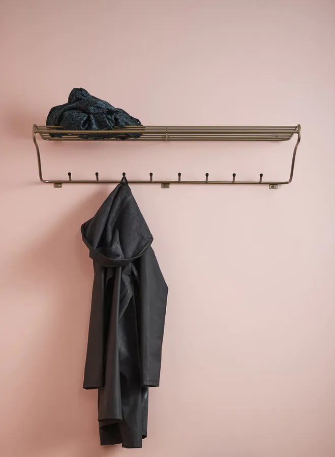 Maze Classic Hat Rack Large Matt Brass, Messing hattehylle