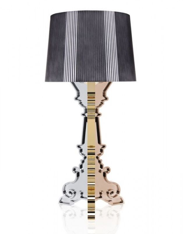 Kartell Bourgie Lampe Titanium, Bordlampe