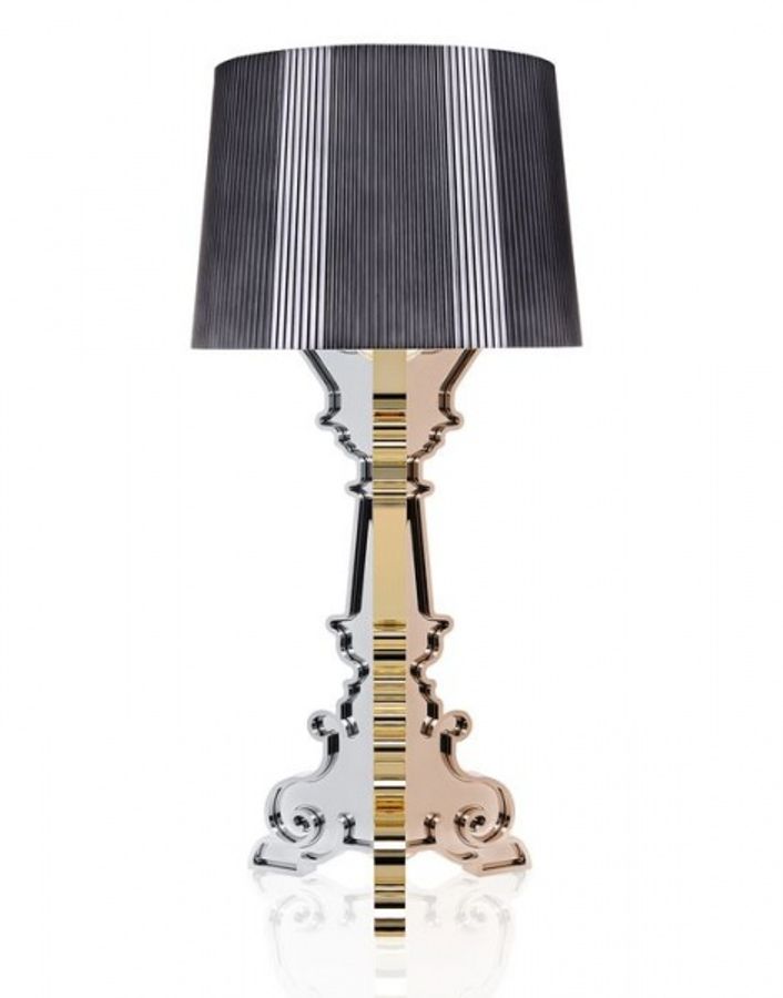 Kartell Bourgie Lampe Titanium, Bordlampe