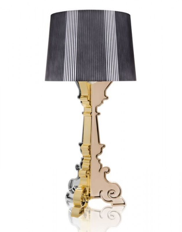 Kartell Bourgie Lampe Titanium, Bordlampe