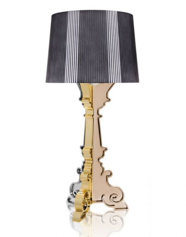 Kartell Bourgie Lampe Titanium, Bordlampe