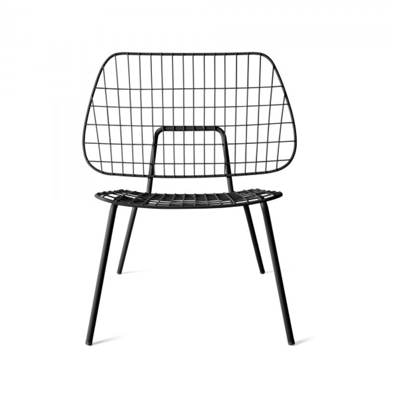 Audo Cph WM String Lounge Chair Black svart Stol
