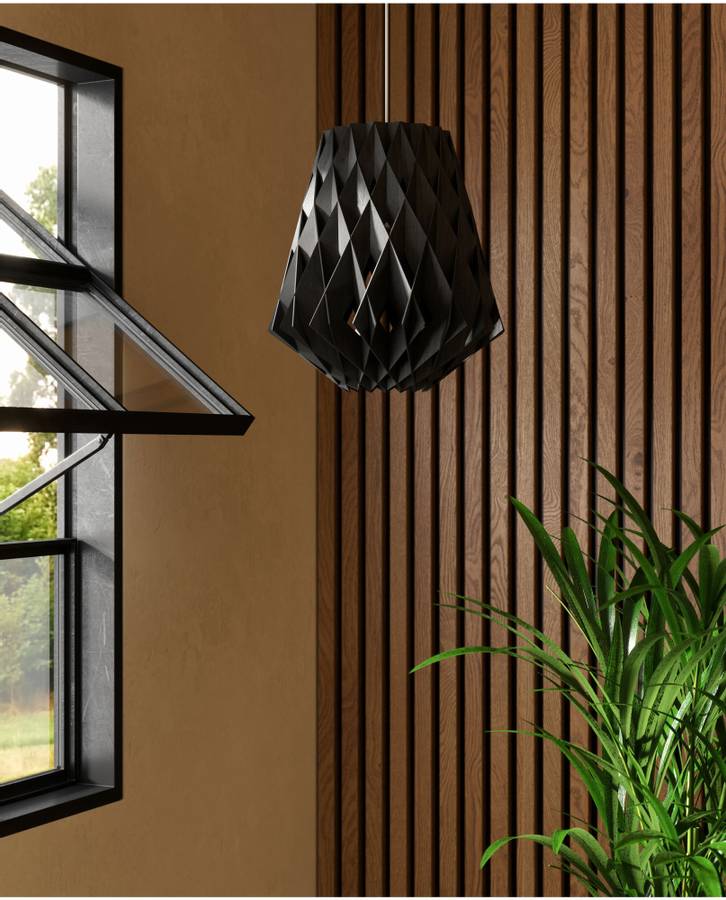 Pilke Signature 28 pendant Lamp Black, Svart Taklampe Pendel