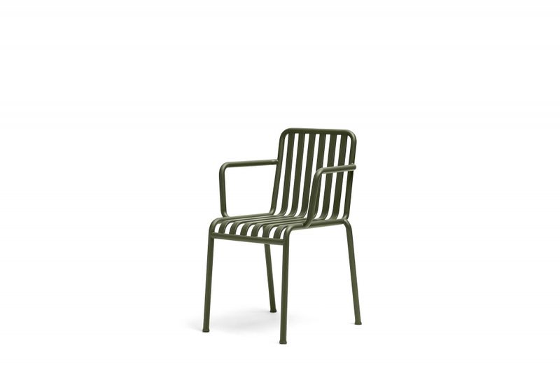 HAY Palissade Armchair Stol med armlener, Olive Hagestol