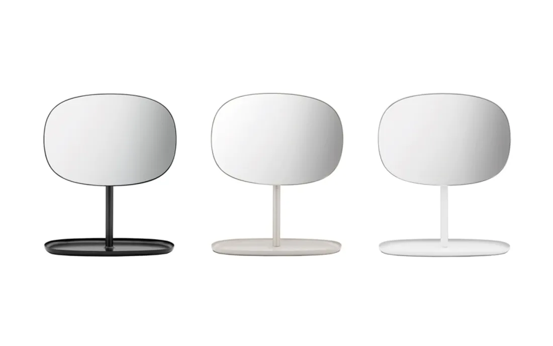Normann Copenhagen Flip Mirror Black, svart Speil