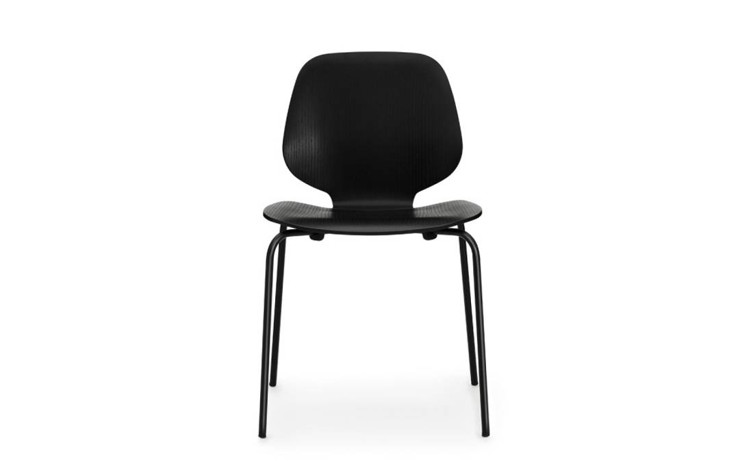 Normann Copenhagen My Chair Black Ash Spisestol stol Black Steel