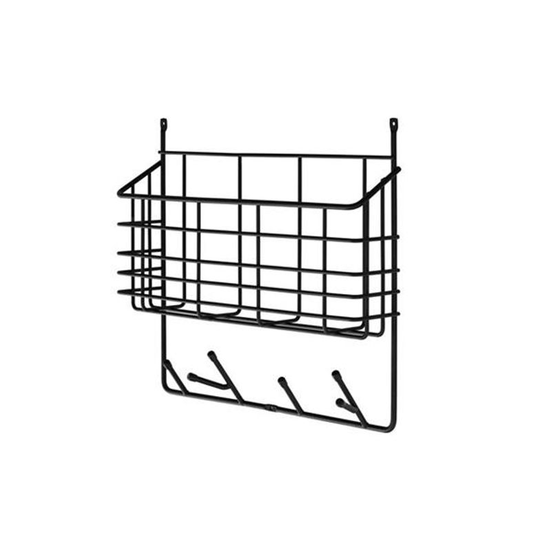 Maze Classic Mitten Shelf S, Black oppbevaring hylle