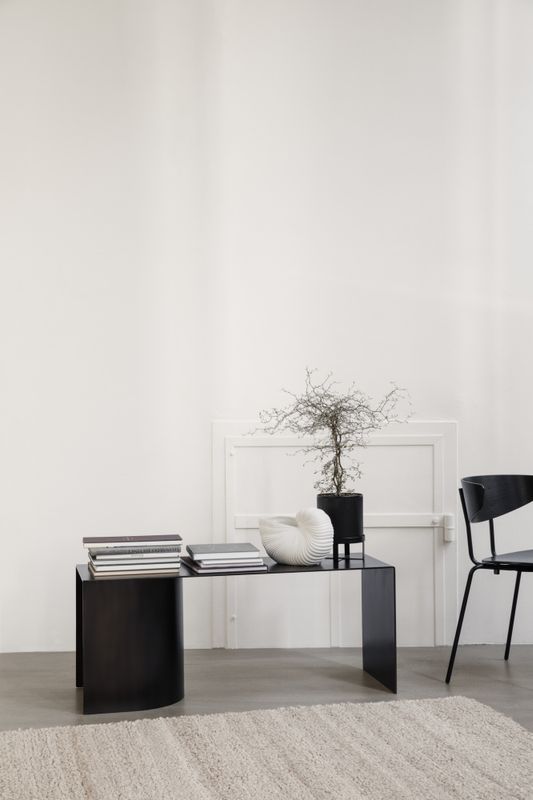 Ferm Living Bau pot, small Black, Svart Blomsterpotte