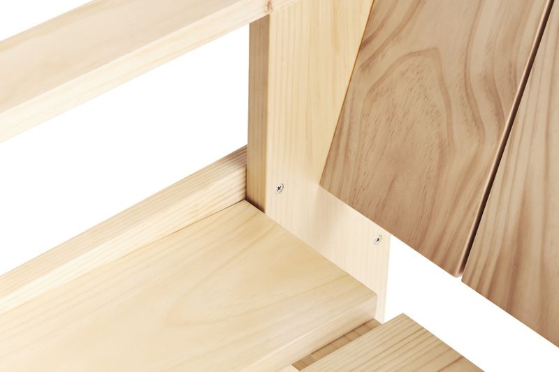 HAY Crate Dining Chair WB lacquered Pinewood, Furu Utestol