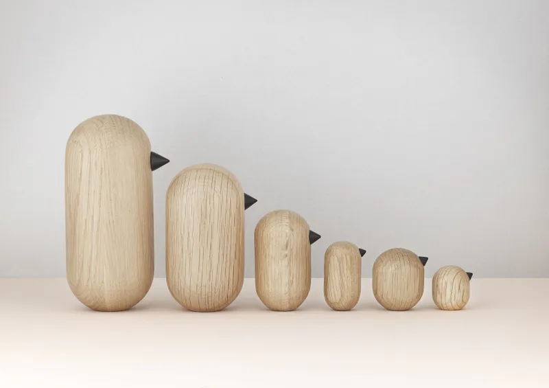 Normann Copenhagen Little Bird 13,5 cm, Oak Eik