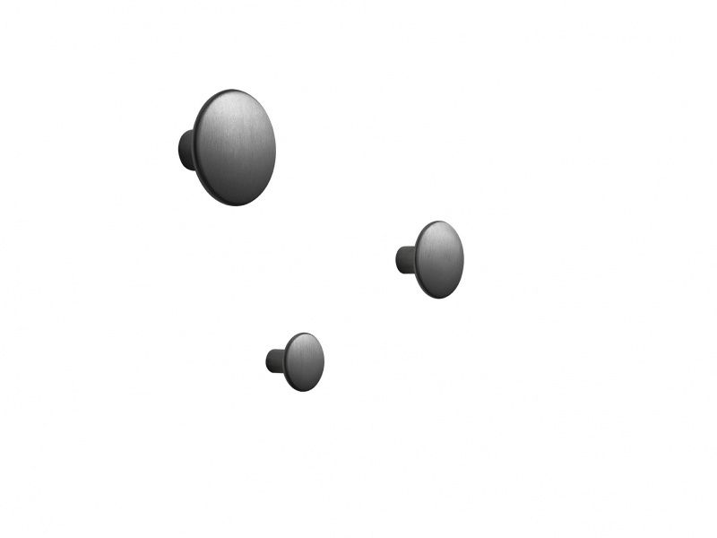Muuto The Dots Metal Black Large Ø5cm