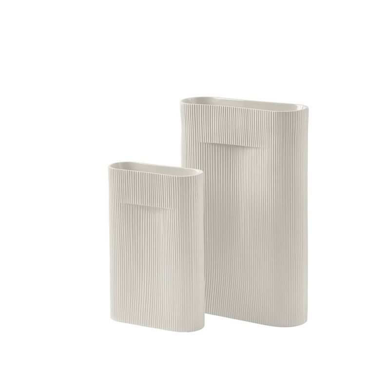 Muuto Ridge Vase Off-White H 48,5 cm