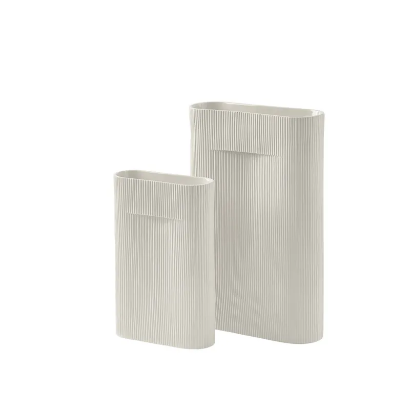 Muuto Ridge Vase Off-White H 48,5 cm