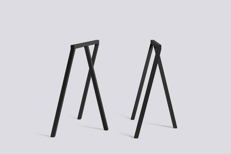 Hay Loop Stand Frame Black set of 2 svarte bordben