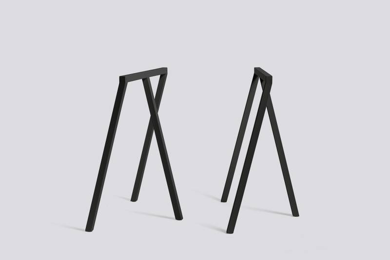 Hay Loop Stand Frame Black set of 2 svart