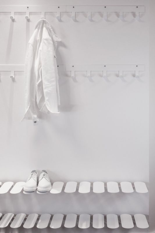 Maze Step White, Hvit Skohylle