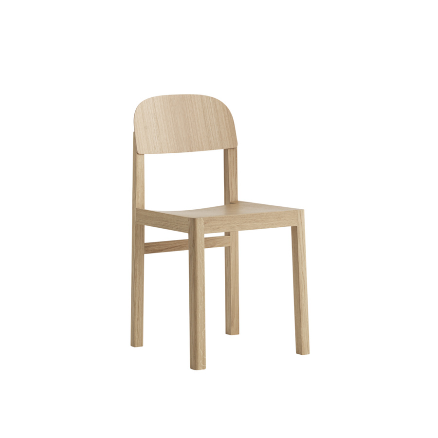 Muuto Workshop Oak Chair, Spisestol i Lakkert eik