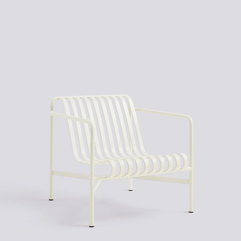 HAY Palissade Lounge Chair Low, Cream White Hagestol Loungestol
