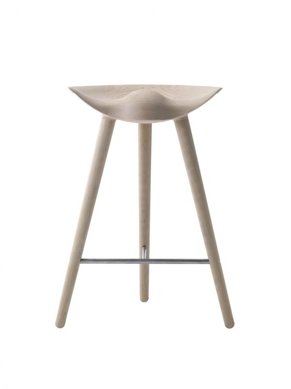 by Lassen ML42 barstol 69 cm Oak, eik stål