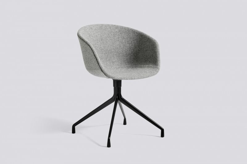 HAY Swivel AAC 21, Black base/Hallingdal 130 About a Chair 21
