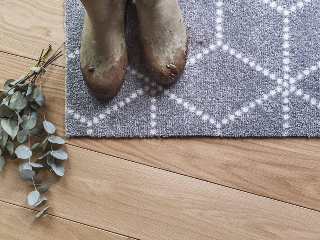 HEYMAT 45 x 150 Hagl Silver Door Terrasse Mat teppe