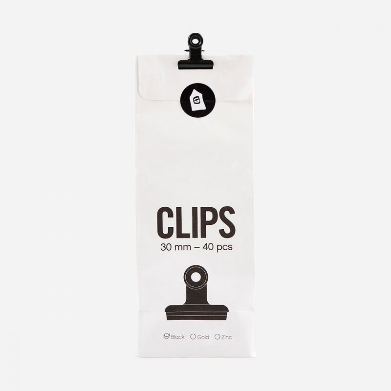 Monograph Office Klips 30mm, Black