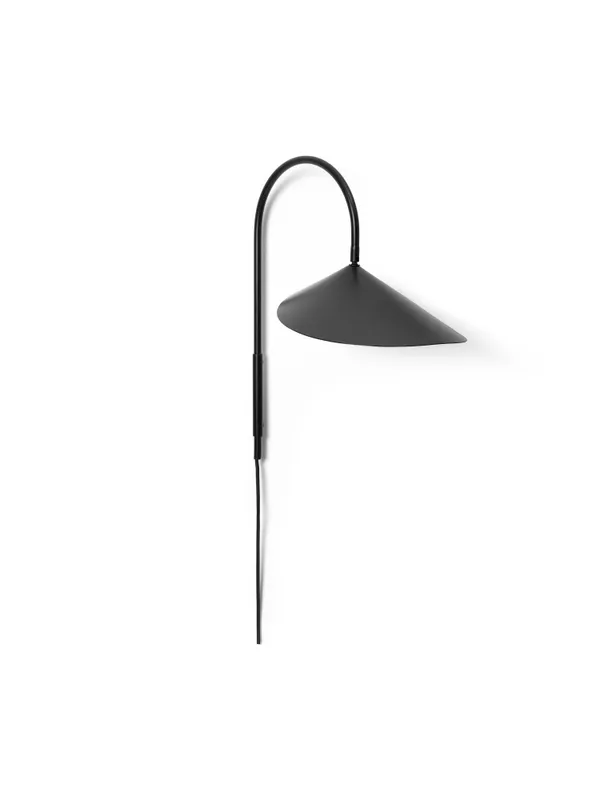 Ferm Living Arum Swivel wall lamp , Black svart vegglampe