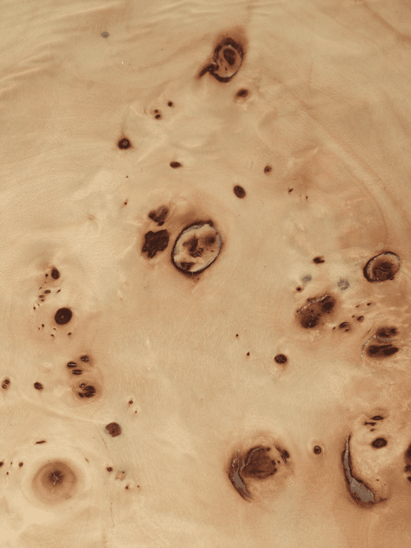 Ferm Living Post Coffee Table, Small Poplar Burl  Salongbord