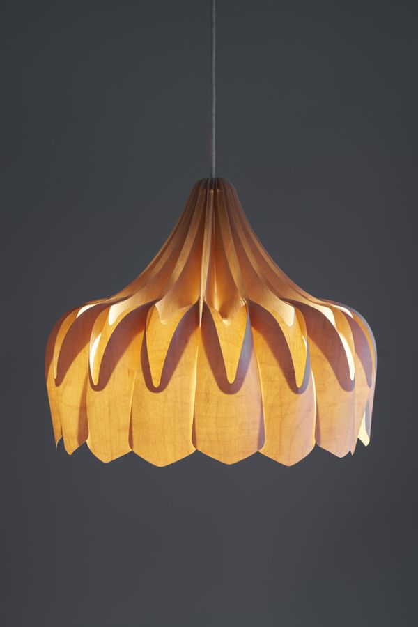 Pilke Pioni Large Ø 50 cm pendant Lamp Birch, Bjørk Taklampe