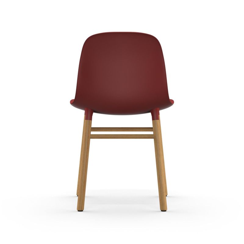 Normann Copenhagen Form Chair oak Red, Rød Eik spisestol stol