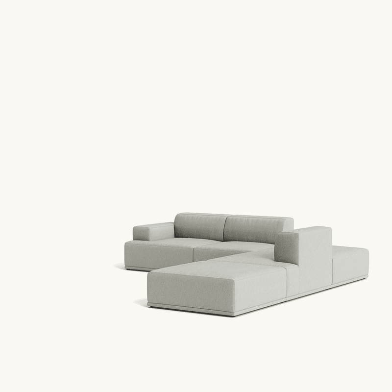 Muuto Connect soft modular sofa corner config 3 Clay 12, Modul sofa 5 seter Hjørnesofa